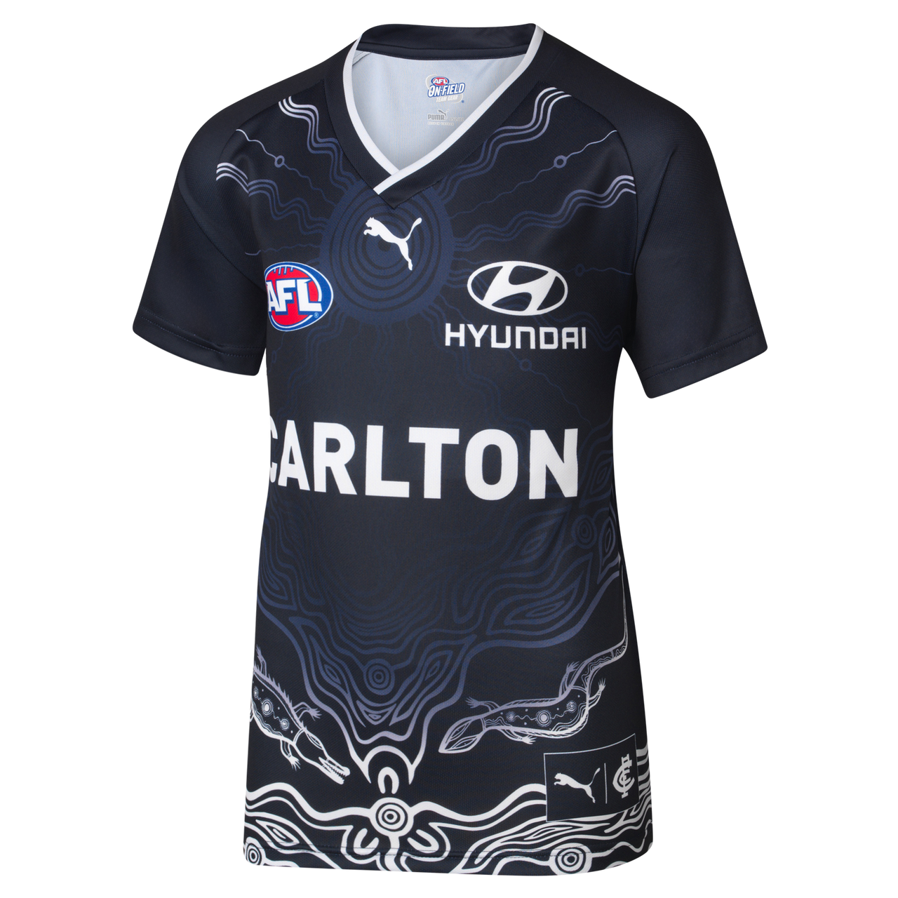 Carlton Blues PUMA Youth Warm Up Top