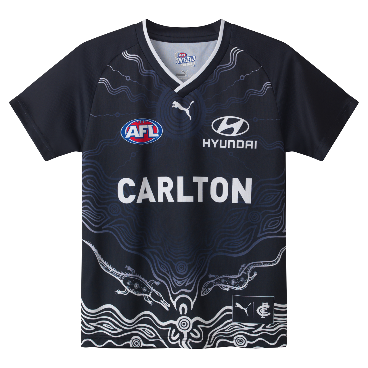 Carlton Blues PUMA Youth Warm Up Top