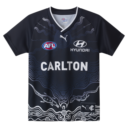 Carlton Blues PUMA Youth Warm Up Top