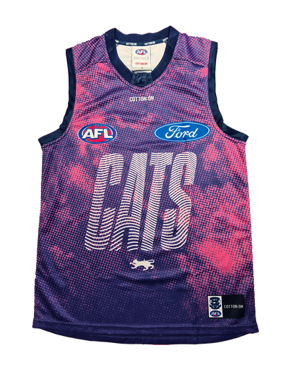 Geelong Cats AFL COTTON-ON Adults Training Guernsey | Pink/Purple