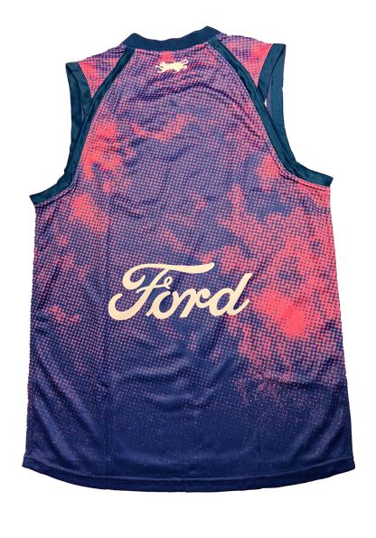 Geelong Cats AFL COTTON-ON Adults Training Guernsey | Pink/Purple