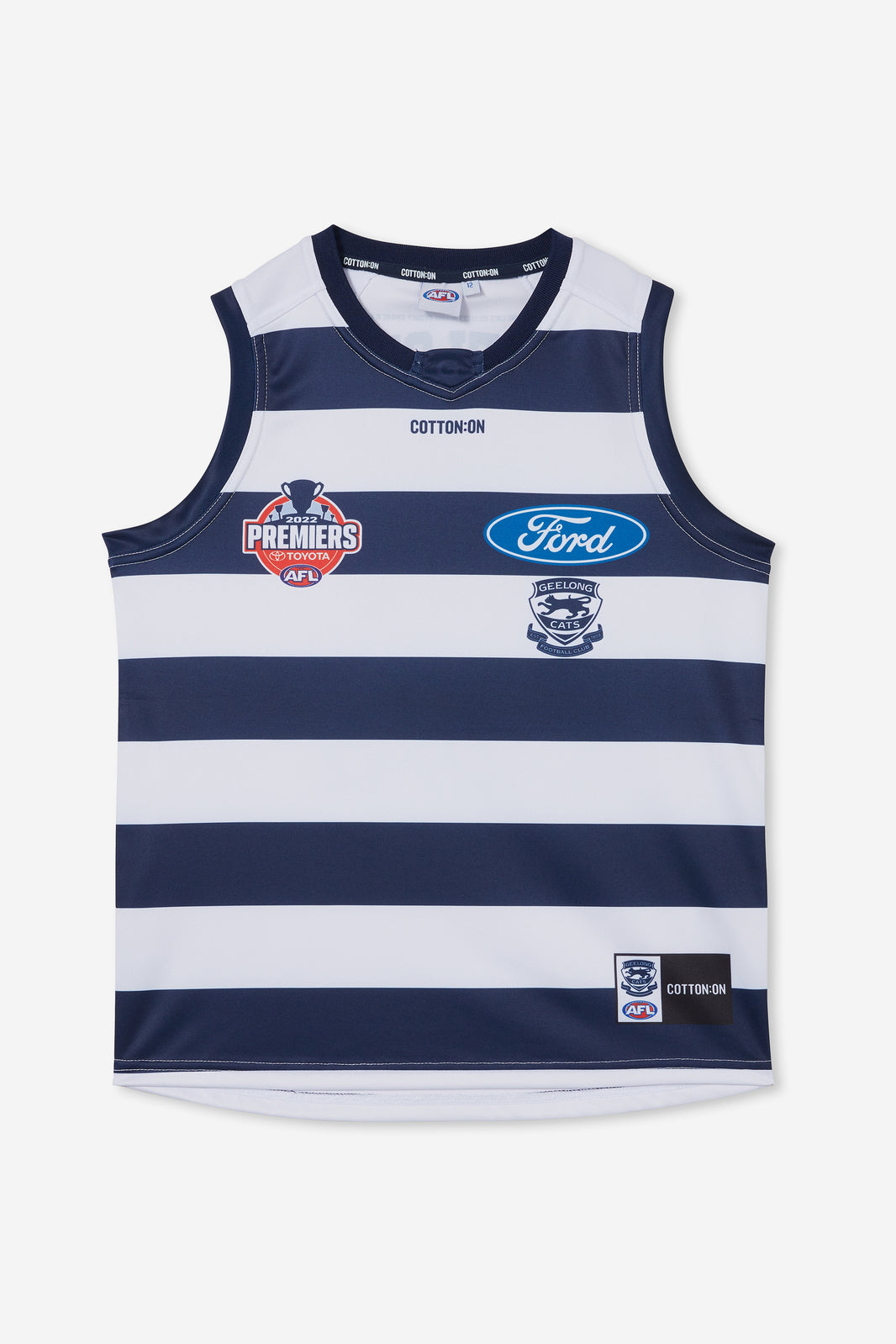 Geelong Cats AFL COTTON ON 2022 Youth Premiership Guernsey