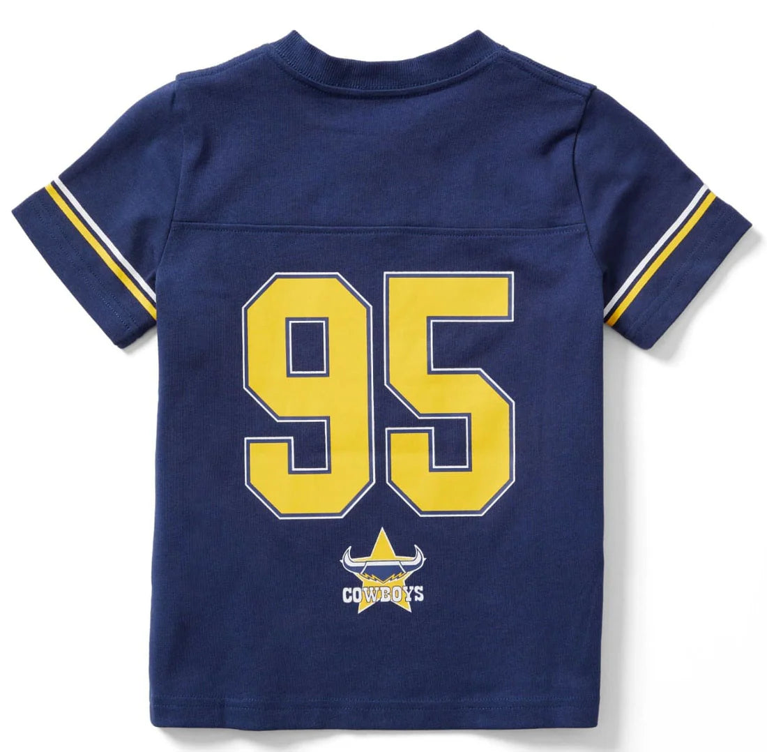 North Queensland Cowboys NRL Kids Gridiron Shirt