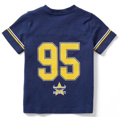 North Queensland Cowboys NRL Kids Gridiron Shirt