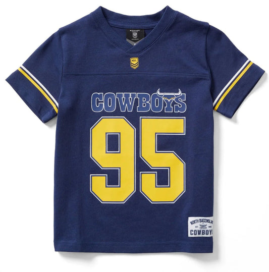 North Queensland Cowboys NRL Kids Gridiron Shirt
