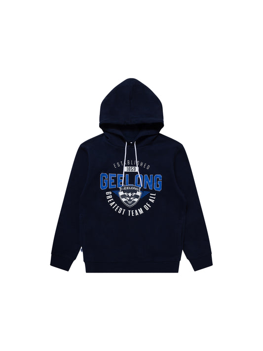 Geelong Cats AFL Youth Supporter Hood | NAVY