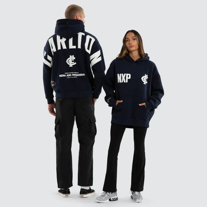 Carlton Blues AFL Mens Top Tier Hoodie Navy