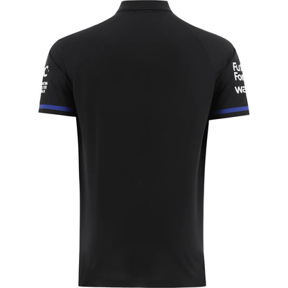 2026 Bulldogs Mens Black Media Polo