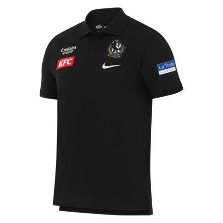 Collingwood Magpies NIKE AFL ADULTS Dri Fit Polo | Black