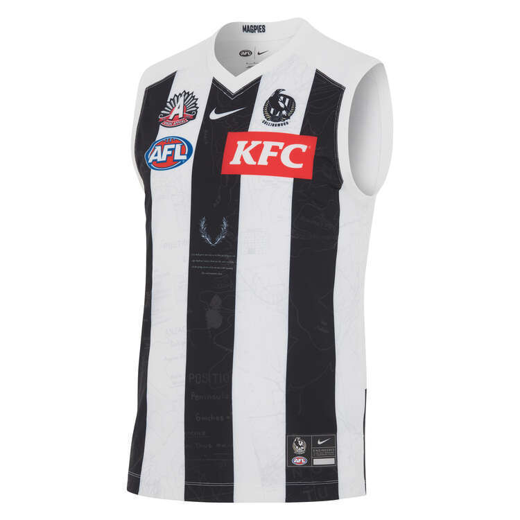 Collingwood Magpies NIKE AFL Mens ANZAC Guernsey