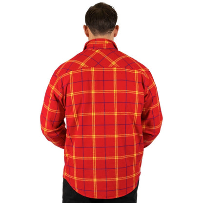 AFL Gold Coast Suns Adults Mustang Flannel Shirt
