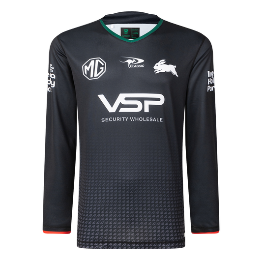 Mens 2025 South Sydney Rabitohs Long Sleeve Training Tee