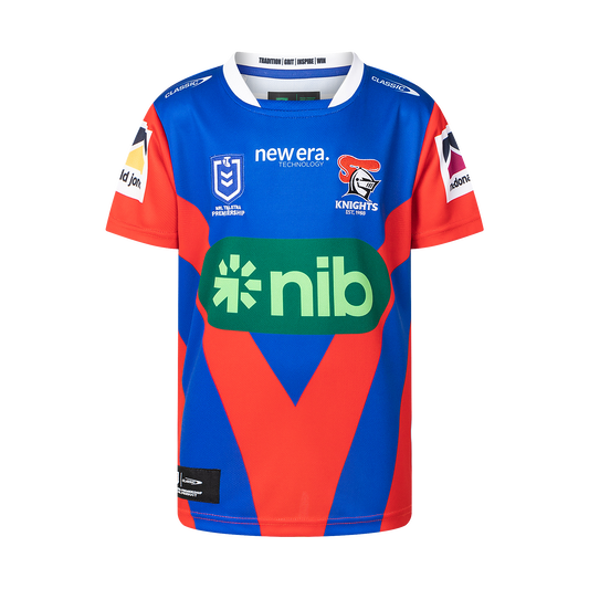 Newcastle Knights Youth 2025 Home Jersey