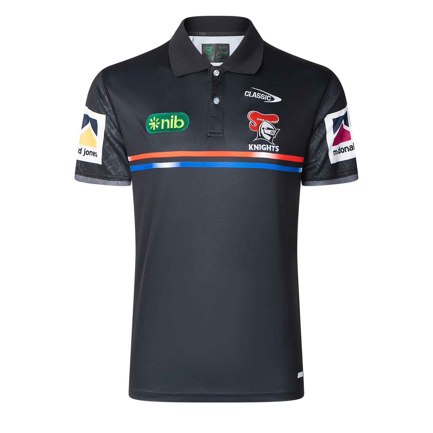 Newcastle Knights Mens 2025 Media Polo