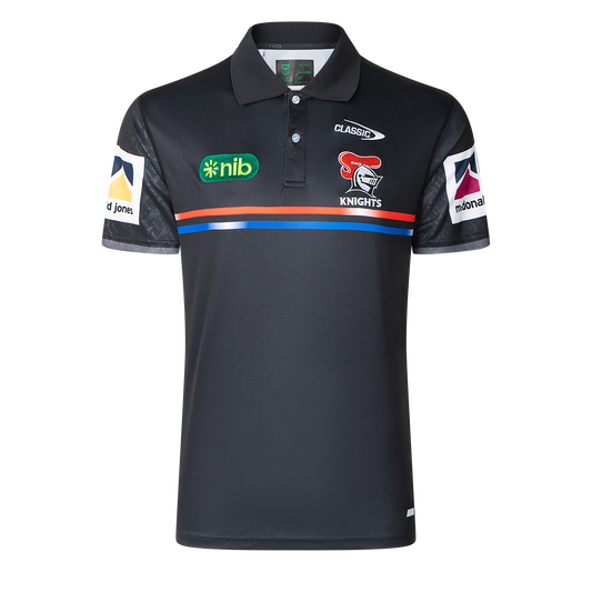 Newcastle Knights Mens 2025 Media Polo