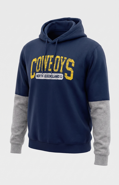 North Queensland Cowboys Adults Two-Tone Hoodie
