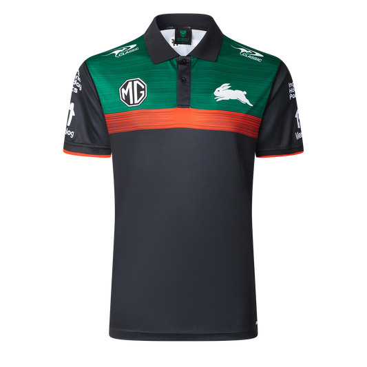 Mens 2025 South Sydney Rabbitohs Players Polo Shirt