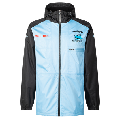 Cronulla Sharks 2025 Mens Wet Weather Jacket