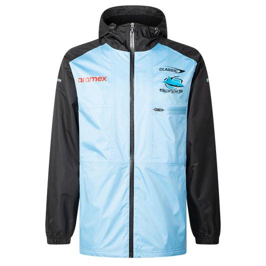 Cronulla Sharks 2025 Mens Wet Weather Jacket