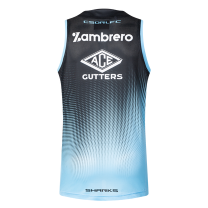 Cronulla Sharks Mens 2025 Pro Training Singlet