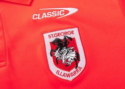 St. George-Illawarra Dragons 2025 Mens Media Polo