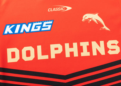 Redcliffe Dolphins Youth 2025 Pro Warm Up Training Tee