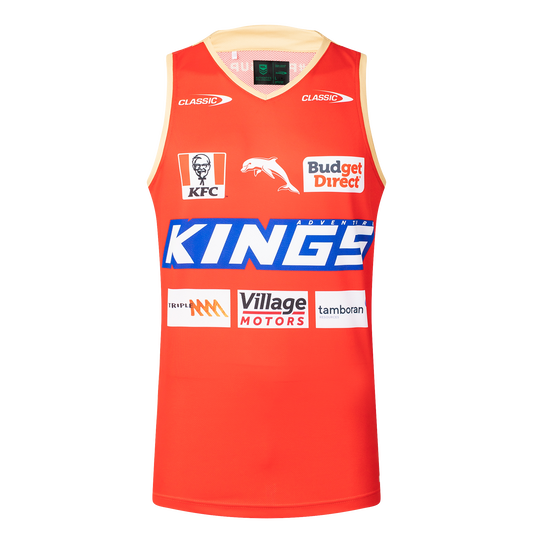 Redcliffe Dolphins Mens 2025 Pro Training Singlet