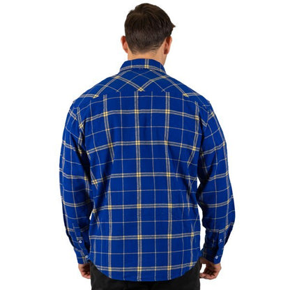 Parramatta Eels NRL Adults Mustang Flannel Shirt