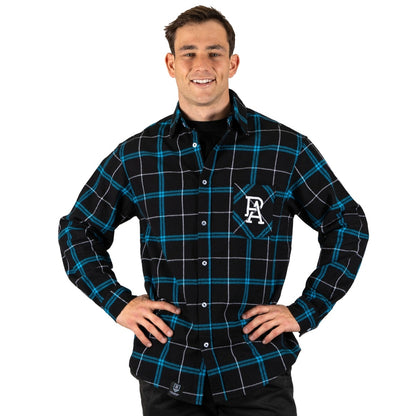AFL Port Adelaide Power Mustang Flannel Shirt