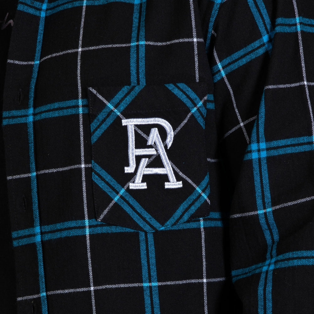 AFL Port Adelaide Power Mustang Flannel Shirt