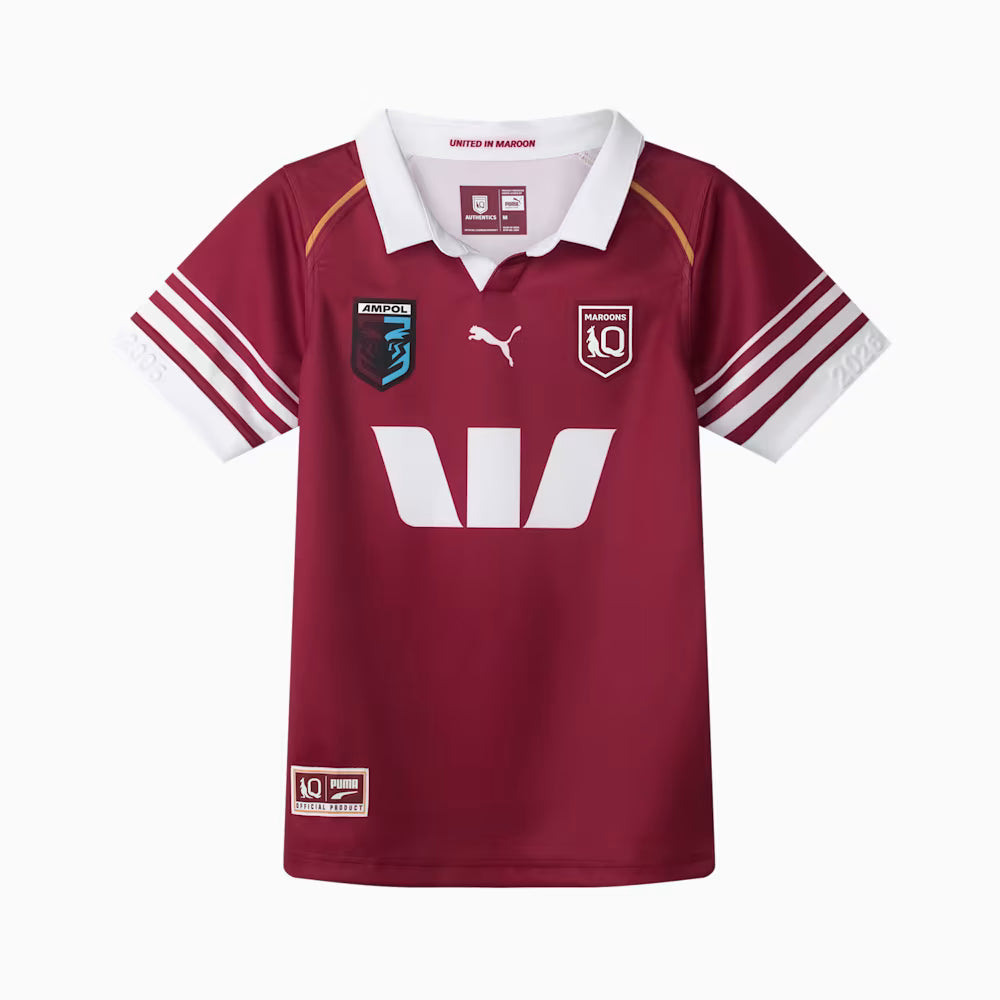 QLD Maroons 2026 Youth Replica Home Jersey