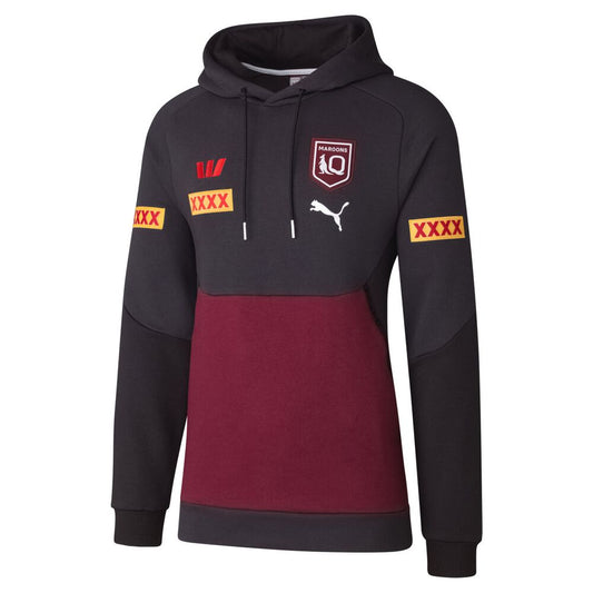 QLD Maroons State of Origin 2025 Mens Team Hoodie Grey