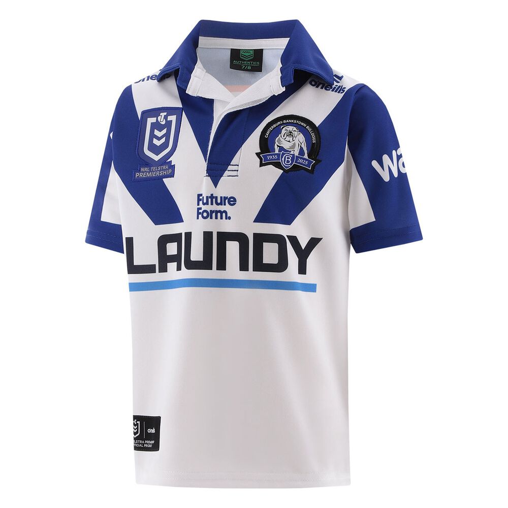 Canterbury-Bankstown Bulldogs 2025 Kids Heritage Jersey White