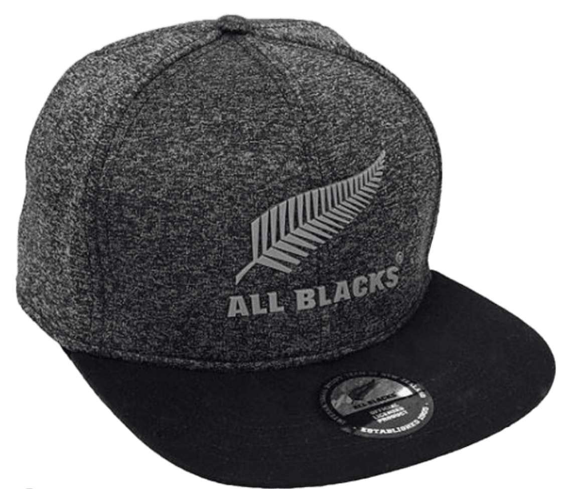 All Blacks Flat Bill Cap