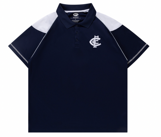 Carlton Mens NAR Navy Performance Polo