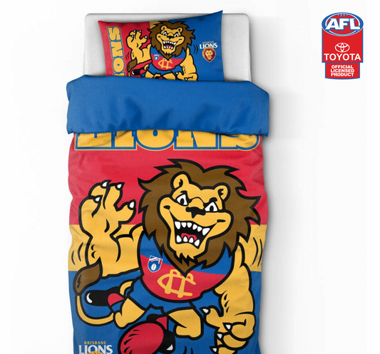 Brisbane Lions Single Doona Cover