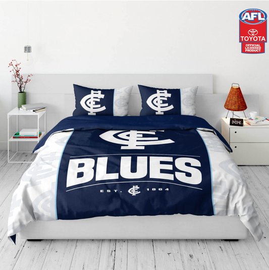 Carlton Blues Queen Doona Cover
