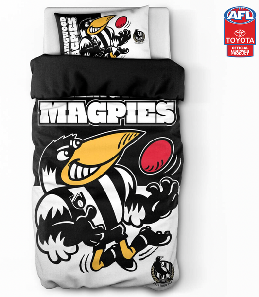 Collingwood Magpies Single Doona Cover
