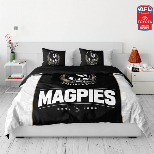 Collingwood Magpies Queen Doona Cover