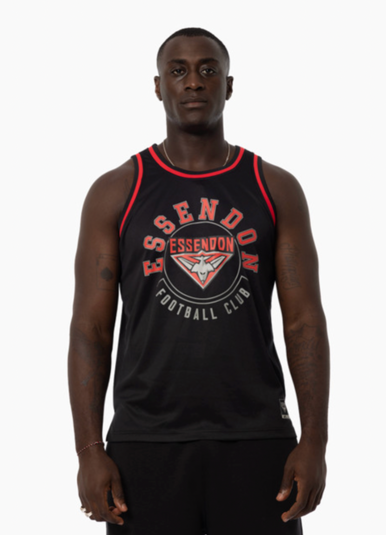 Essendon Bombers Adults Mesh Basketball Singlet