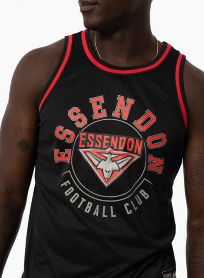 Essendon Bombers Adults Mesh Basketball Singlet
