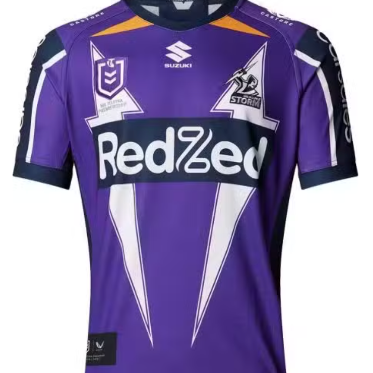 Mens Melbourne Storm Heritage Replica Jersey (Purple)