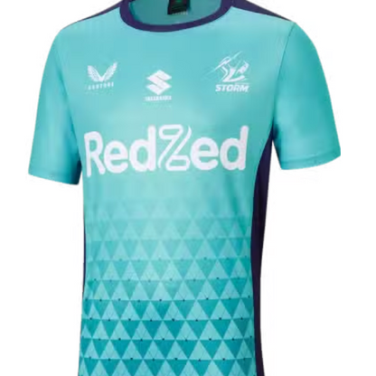 Youth Melbourne Storm Training Shirt (Turquoise)