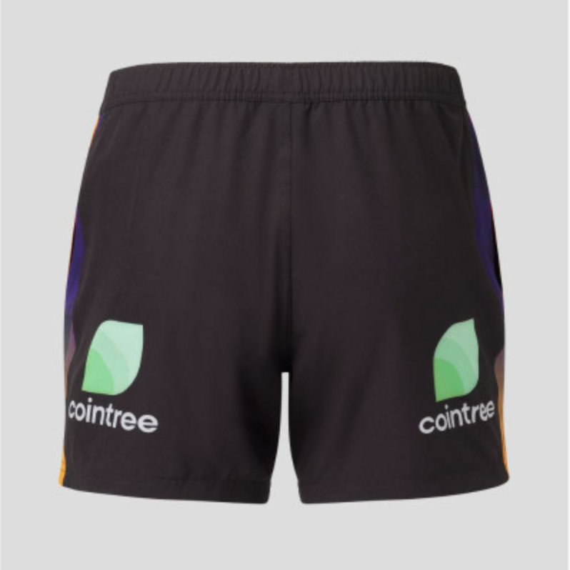 Mens Melbourne Storm Training Shorts (Black)