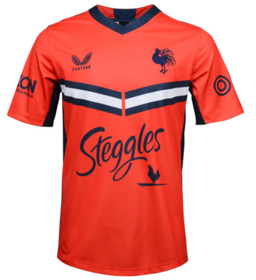 Men's Sydney Roosters Replica Training Jersey (Red)