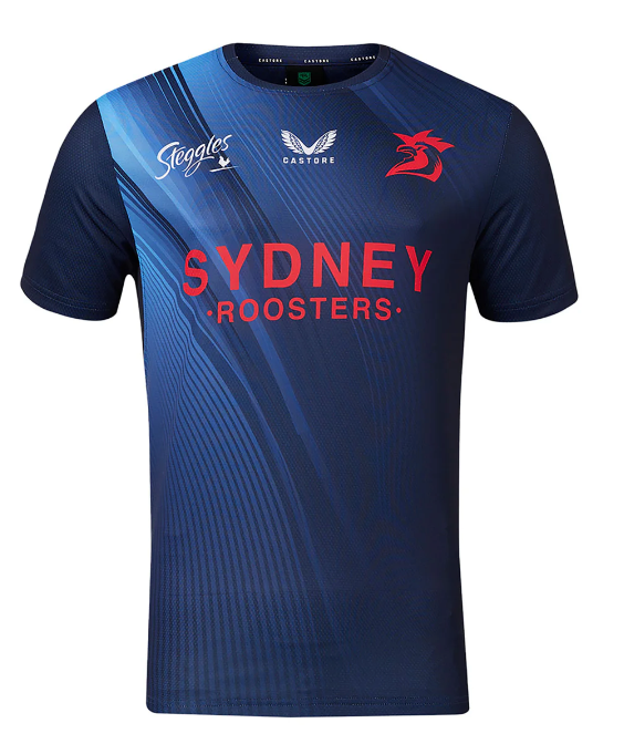 Mens Sydney Roosters Warm Up Tee