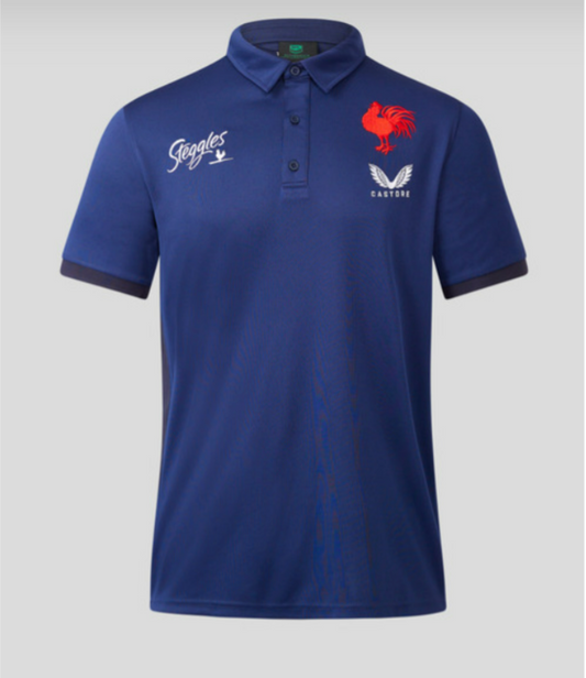 Mens Sydney Roosters Coach Travel Polo