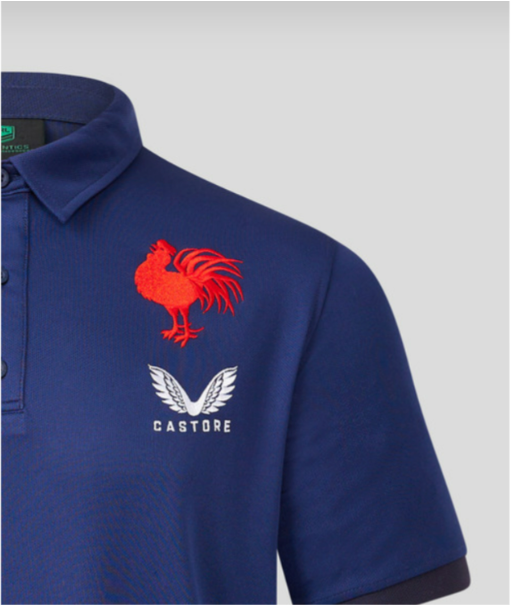 Mens Sydney Roosters Coach Travel Polo