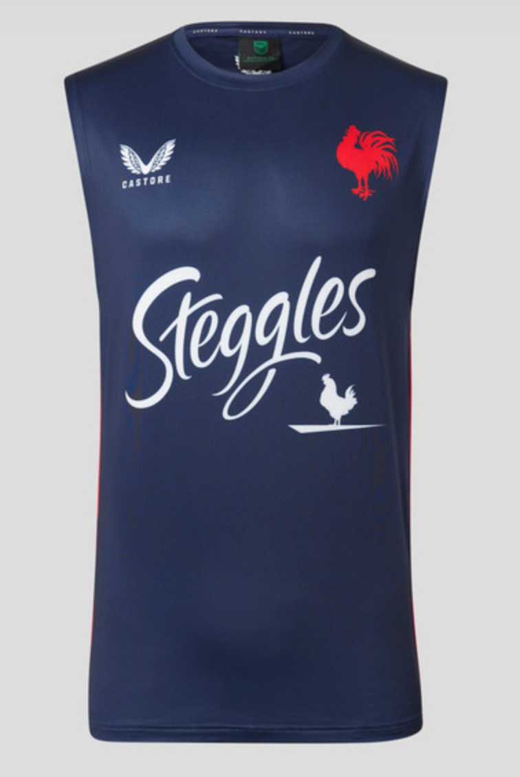 Mens Sydney Roosters Training Singlet