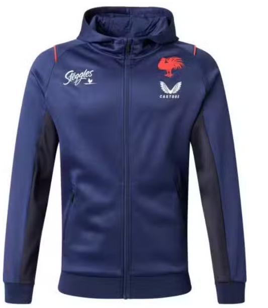 Mens Sydney Roosters Full Zip Hoody